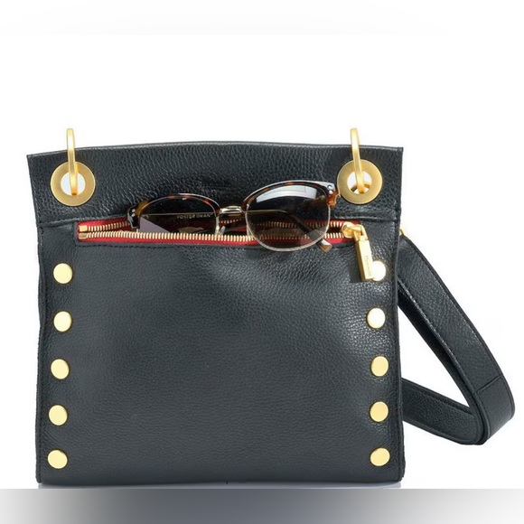 Hammitt
Tony Medium Leather Gold Studded Red Zipper Crossbody Bag - Picture 1 of 5